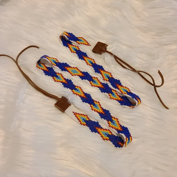 Handmade | Accessories | Southwestern Beadwork Aztec Fringe  display picture 3